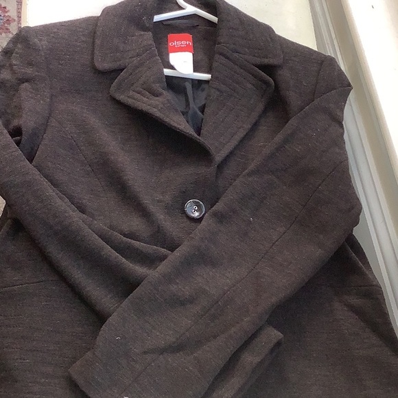 Olsen grey /brown blazer - Picture 5 of 14